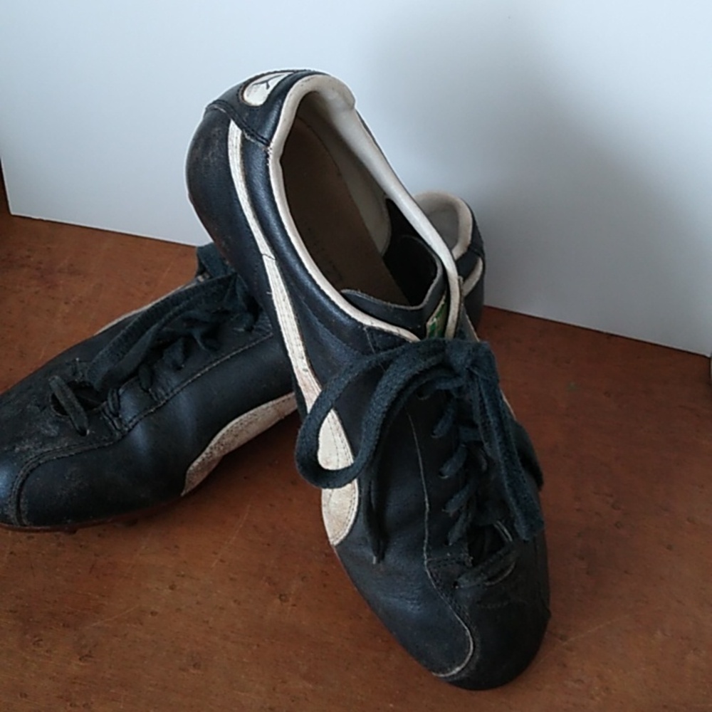 VTG LEATHER PUMA "Pioneer" SOCCER CLEATS - Picture 2 of 11
